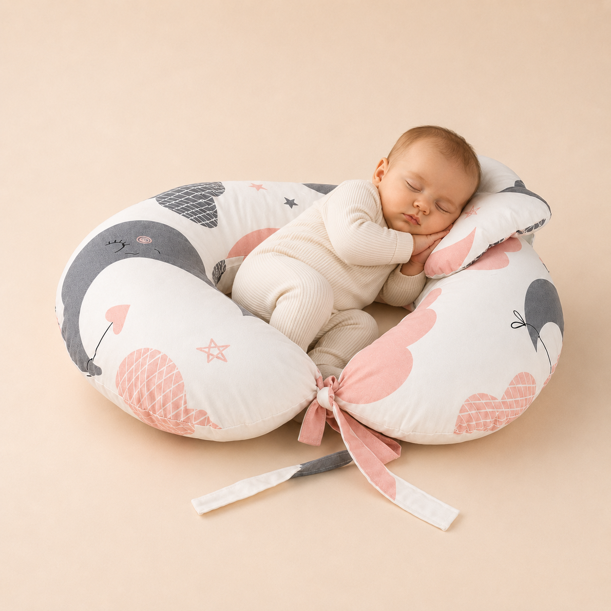 Nursing Pillow - Cloudy Gray