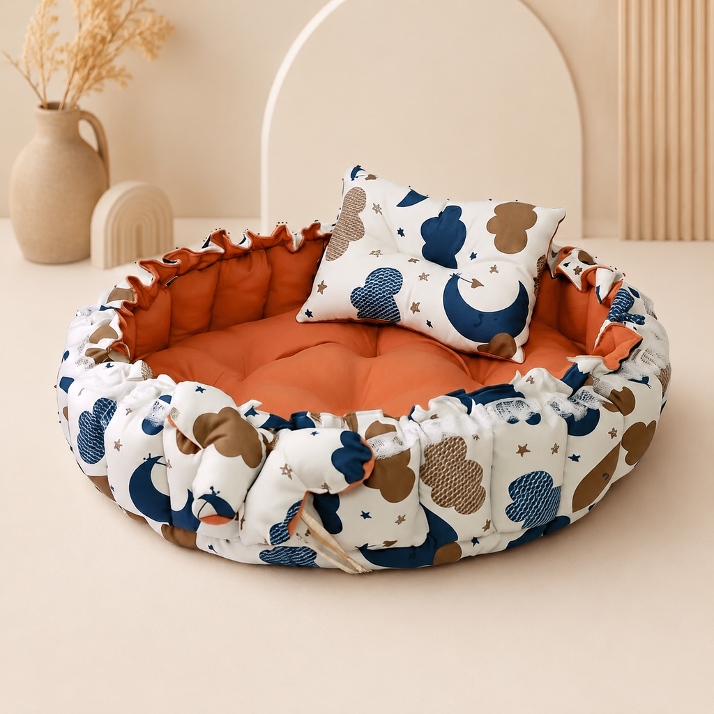 Cloudy Blue - Baby Nest