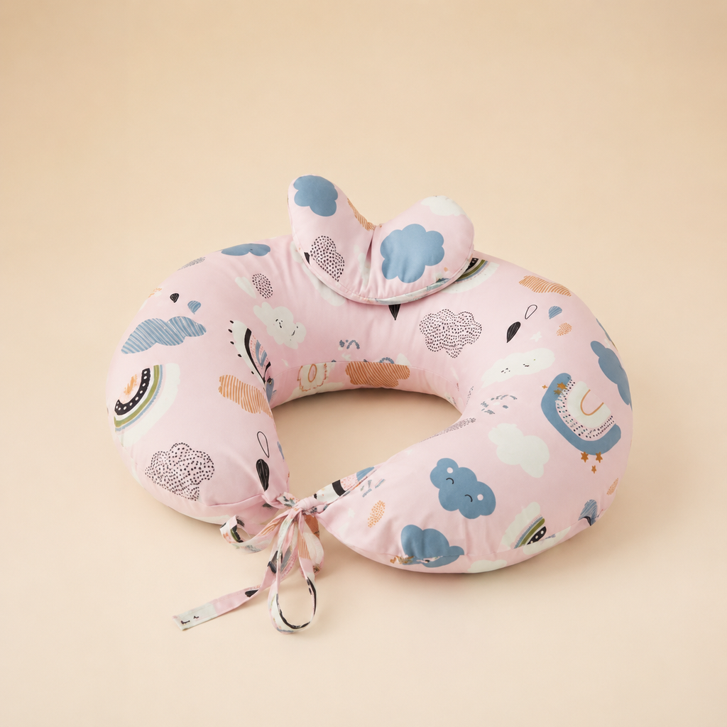 Nursing Pillow – Pink cloudy